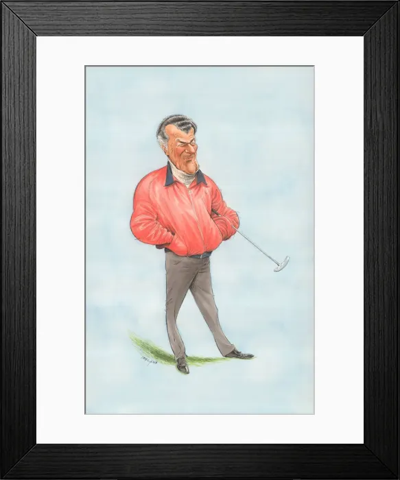 Framed Print : John Jacobs - Golf coach
