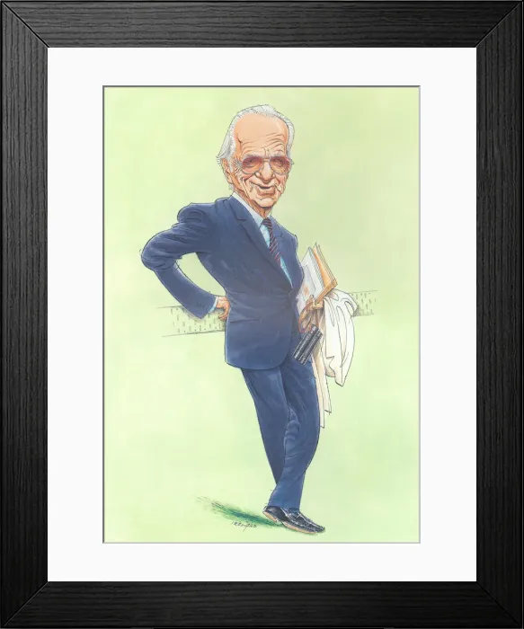 Framed Print : Peter O Sullevan - Racing commentator Framed Print : Peter O Sullevan - Racing commentator