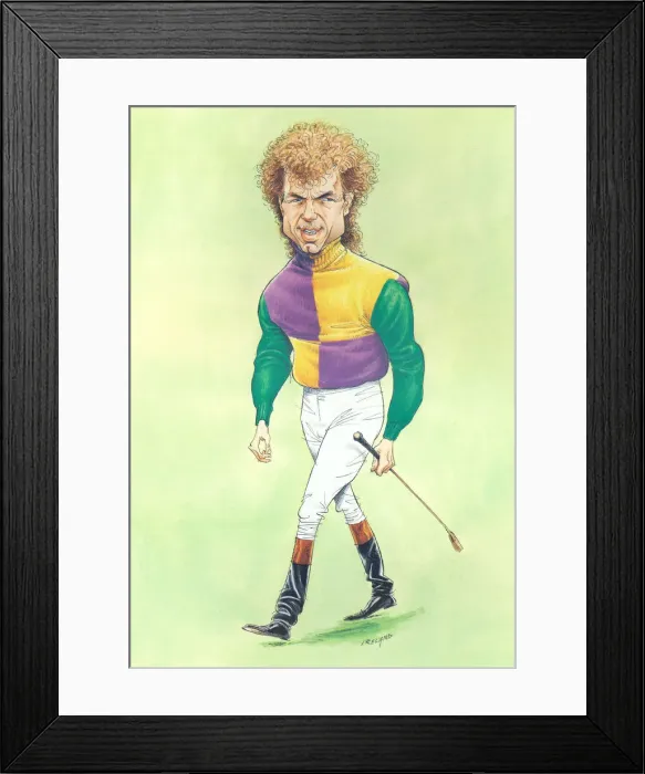 Framed Print : John Francome - National Hunt jockey Framed Print : John Francome - National Hunt jockey