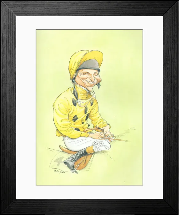 Framed Print : Steve Cauthen - Flat race jockey Framed Print : Steve Cauthen - Flat race jockey