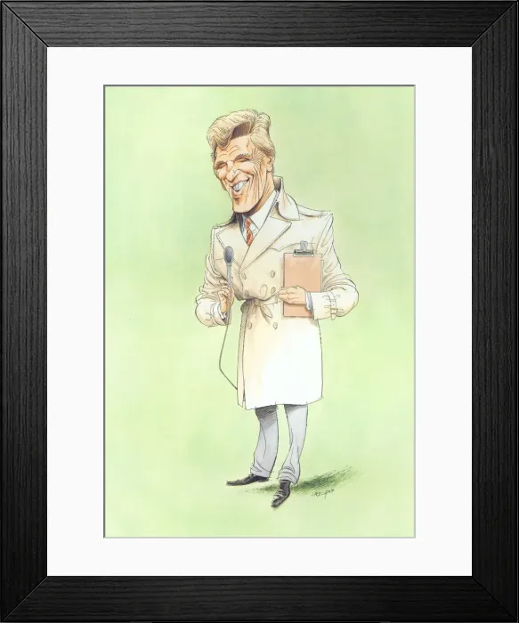 Framed Print : Brough Scott - Racing journalist Framed Print : Brough Scott - Racing journalist