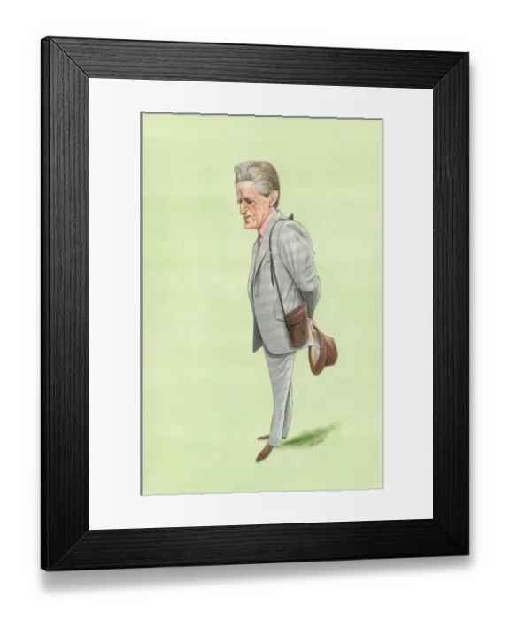 Framed Print : Guy Harwood - Racehorse trainer Framed Print : Guy Harwood - Racehorse trainer