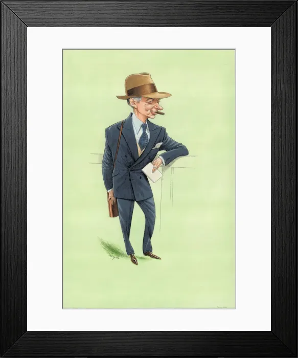 Framed Print : Barry Hills - Racehorse trainer Framed Print : Barry Hills - Racehorse trainer