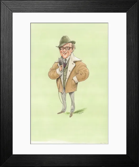 Framed Print : John Oaksey - Racing journalist Framed Print : John Oaksey - Racing journalist