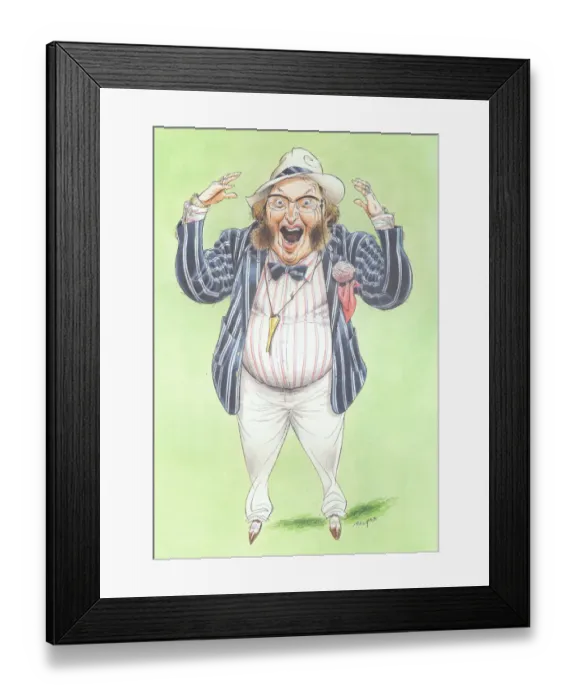 Framed Print : John McCririck - Racing pundit Framed Print : John McCririck - Racing pundit