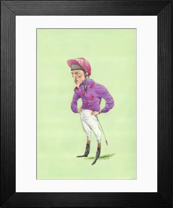 Framed Print : Joe Mercer - Flat race jockey Framed Print : Joe Mercer - Flat race jockey
