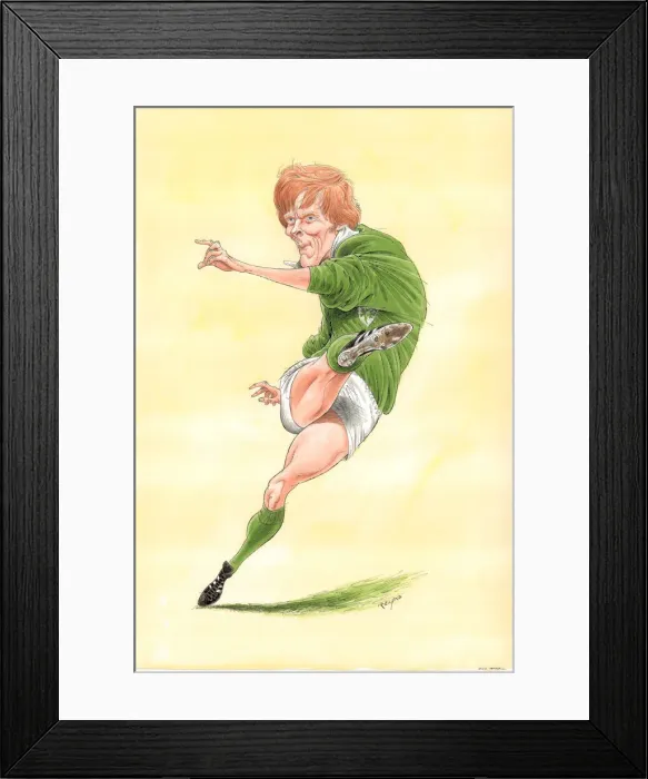 Framed Print : Ollie Campbell - Irish rugby player Framed Print : Ollie Campbell - Irish rugby player