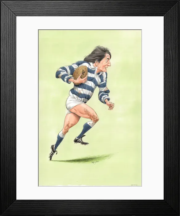 Framed Print : Andy Irvine - Scottish rugby player Framed Print : Andy Irvine - Scottish rugby player