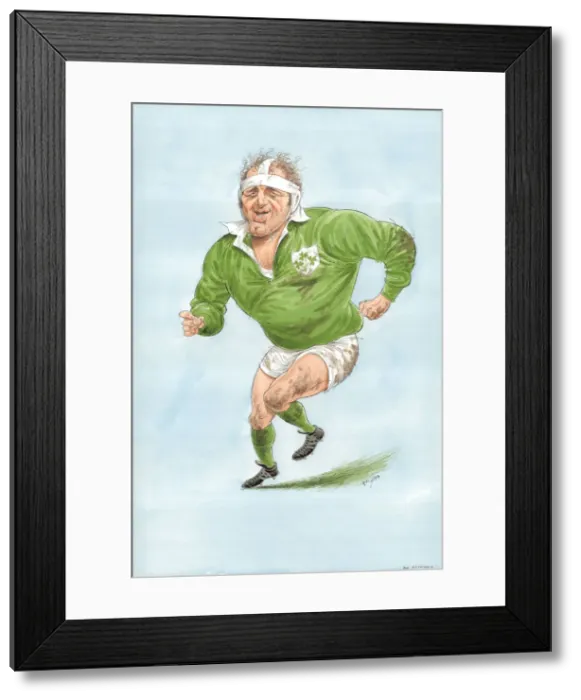 Framed Print : Ray McLoughlin - Irish rugby player