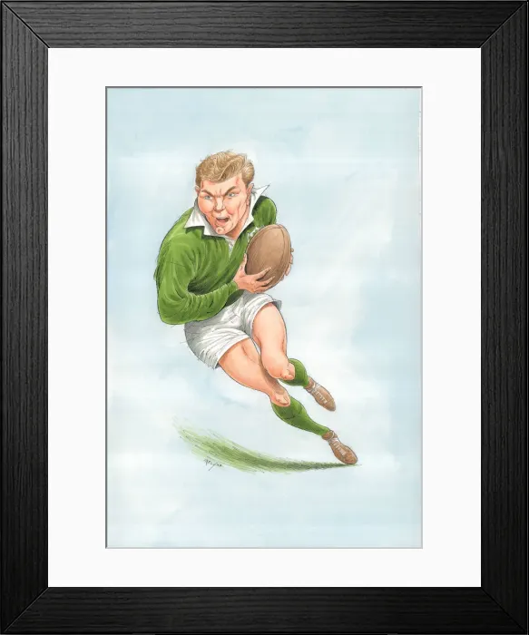 Framed Print : Tony O Reilly - Irish rugby player Framed Print : Tony O Reilly - Irish rugby player