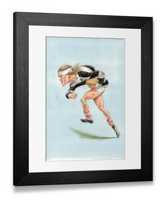 Framed Print : Andy Ripley - England rugby player Framed Print : Andy Ripley - England rugby player