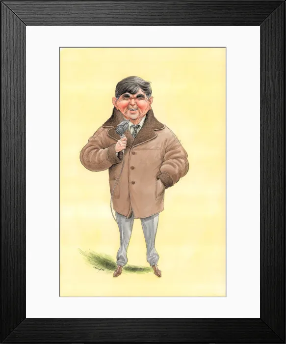 Framed Print : Bill McLaren - Rugby commentator Framed Print : Bill McLaren - Rugby commentator