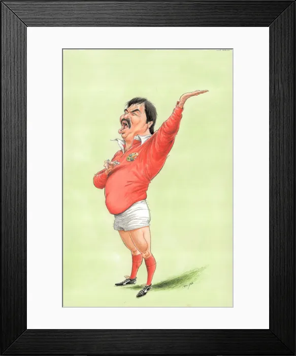 Framed Print : Clive Norling - Rugby referee Framed Print : Clive Norling - Rugby referee