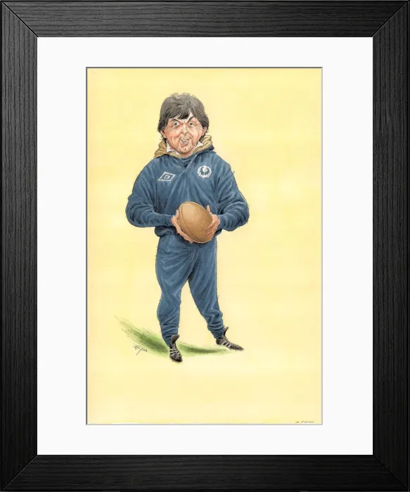 Framed Print : Ian McGeechan - Rugby coach Framed Print : Ian McGeechan - Rugby coach