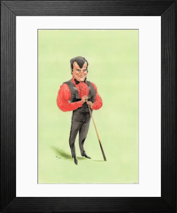 Framed Print : Doug Mountjoy - Snooker Player Framed Print : Doug Mountjoy - Snooker Player