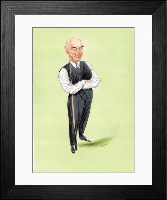 Framed Print : Willie Smith - Snooker Referee Framed Print : Willie Smith - Snooker Referee