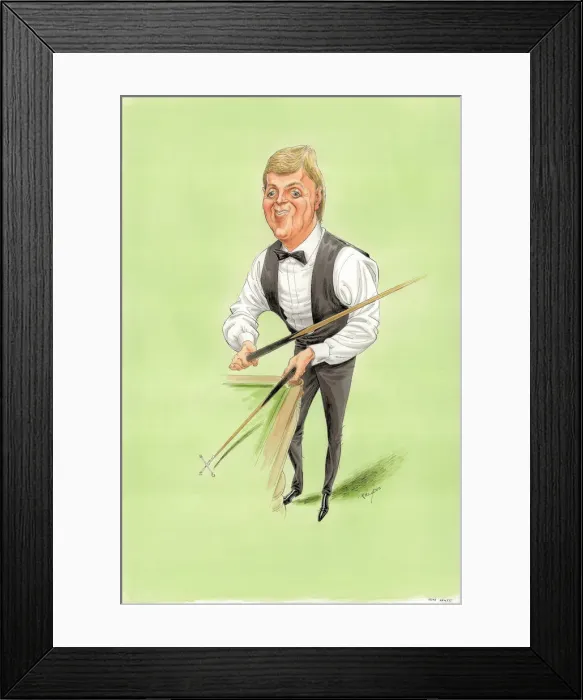 Framed Print : Mike Hallett - Snooker Player Framed Print : Mike Hallett - Snooker Player
