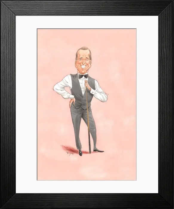 Framed Print : John Spencer - Snooker Player Framed Print : John Spencer - Snooker Player
