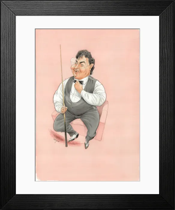 Framed Print : Joe Johnson - Snooker Player Framed Print : Joe Johnson - Snooker Player