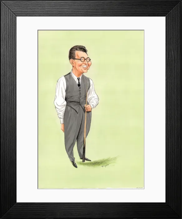 Framed Print : John Pulman - Snooker Player Framed Print : John Pulman - Snooker Player