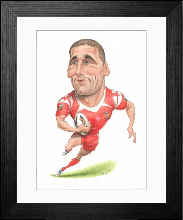 Framed Print : Sam Tomkins - Rugby League player Framed Print : Sam Tomkins - Rugby League player