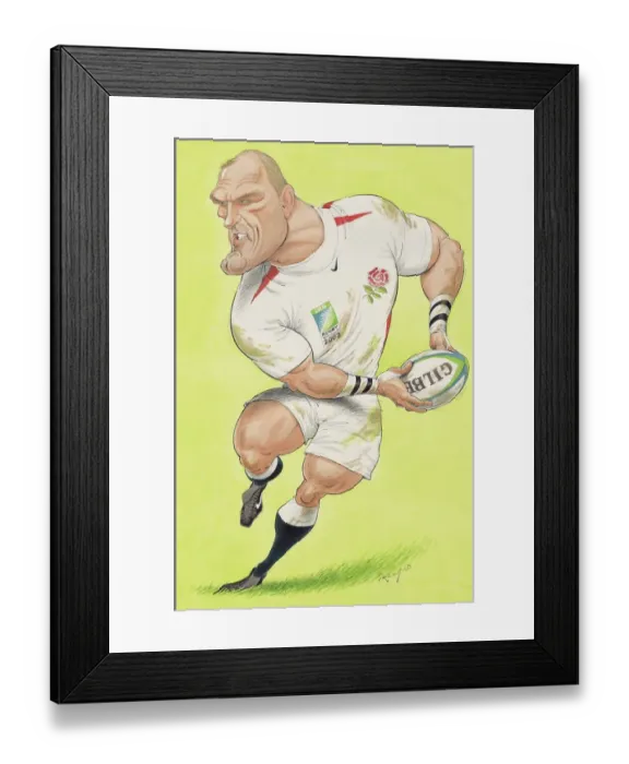 Framed Print : Lawrence Dallaglio (England 2003) - England rugby player Framed Print : Lawrence Dallaglio (England 2003) - England rugby player