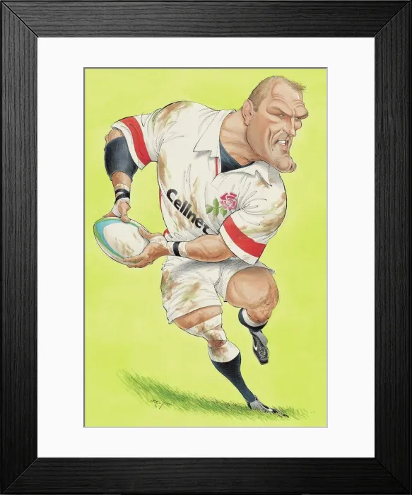 Framed Print : Lawrence Dallaglio (England) - England rugby player Framed Print : Lawrence Dallaglio (England) - England rugby player