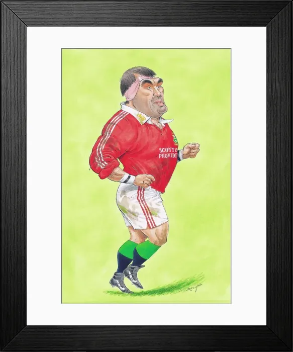 Framed Print : Jason Leonard (Lions 1997) - England rugby player Framed Print : Jason Leonard (Lions 1997) - England rugby player