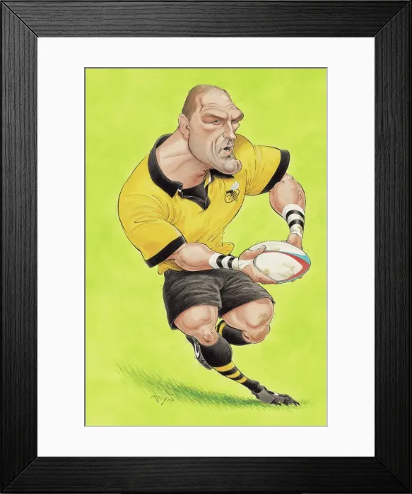 Framed Print : Lawrence Dallaglio (Wasps) - England rugby player Framed Print : Lawrence Dallaglio (Wasps) - England rugby player