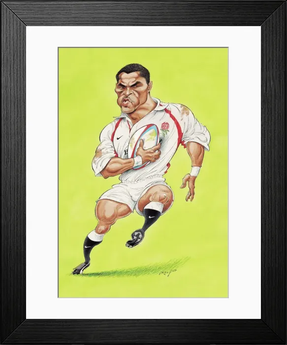 Framed Print : Jason Robinson - England rugby player Framed Print : Jason Robinson - England rugby player