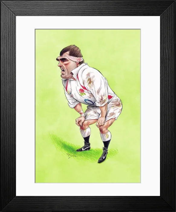 Framed Print : Jason Leonard - England rugby player Framed Print : Jason Leonard - England rugby player