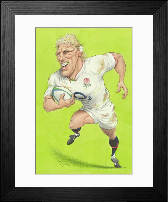 Framed Print : Lewis Moody - England rugby player Framed Print : Lewis Moody - England rugby player