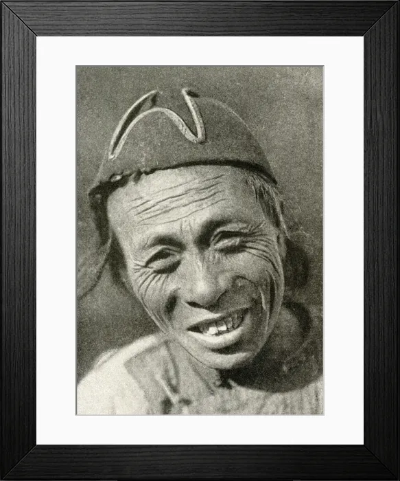 Framed Print : Smiling fisherman, Zhoushan Island, China, East Asia Framed Print : Smiling fisherman, Zhoushan Island, China, East Asia