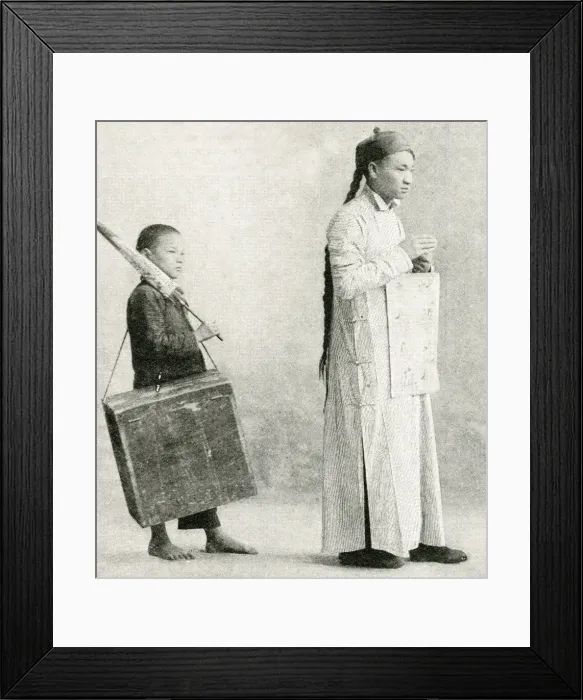 Framed Print : Young doctor and his assistant, China, East Asia Framed Print : Young doctor and his assistant, China, East Asia