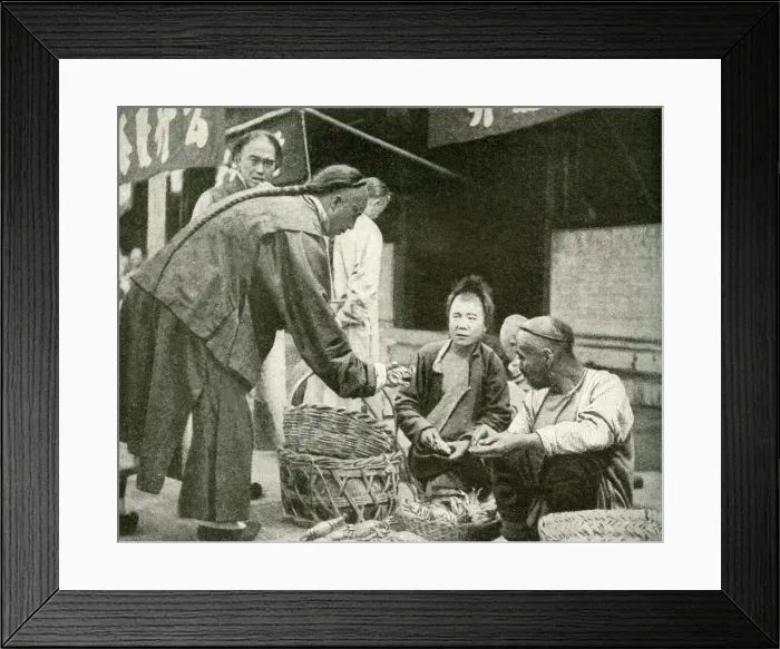 Framed Print : Crab stall in Peking (Beijing), China, East Asia Framed Print : Crab stall in Peking (Beijing), China, East Asia