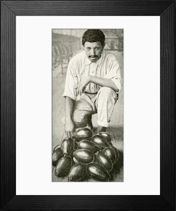 Framed Print : Man with avocados, Santa Marta, Colombia, South America Framed Print : Man with avocados, Santa Marta, Colombia, South America