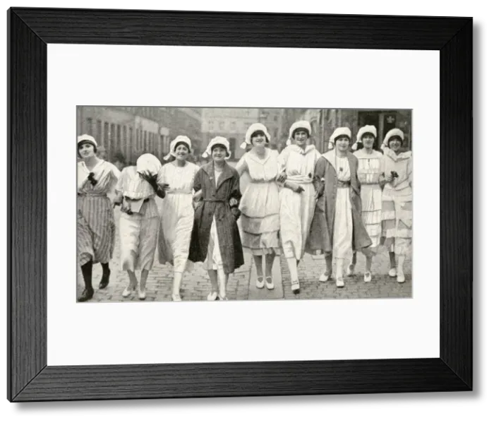 Framed Print : Young women university graduates, Copenhagen, Denmark Framed Print : Young women university graduates, Copenhagen, Denmark