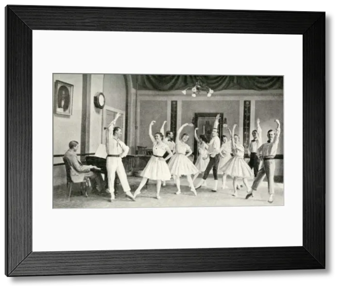 Framed Print : Members of the Royal Ballet, Copenhagen, Denmark Framed Print : Members of the Royal Ballet, Copenhagen, Denmark