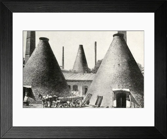 Framed Print : Kilns of Royal Porcelain Works, Copenhagen, Denmark Framed Print : Kilns of Royal Porcelain Works, Copenhagen, Denmark