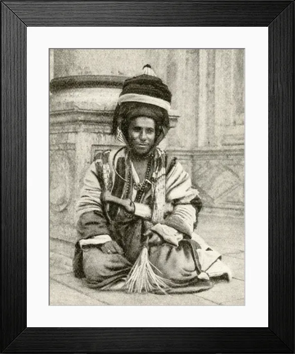 Framed Print : Islamic dervish or holy man, Cairo, Egypt Framed Print : Islamic dervish or holy man, Cairo, Egypt