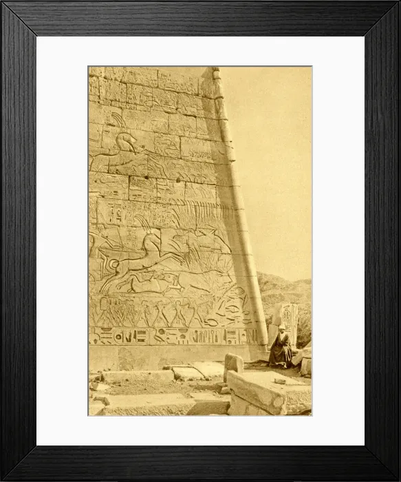 Framed Print : Inscriptions on temple wall, Medinet Habu, Luxor, Egypt Framed Print : Inscriptions on temple wall, Medinet Habu, Luxor, Egypt