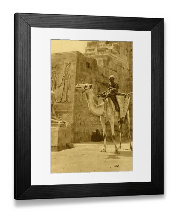 Framed Print : Ruins of Hathor Temple, Dendera, Egypt Framed Print : Ruins of Hathor Temple, Dendera, Egypt