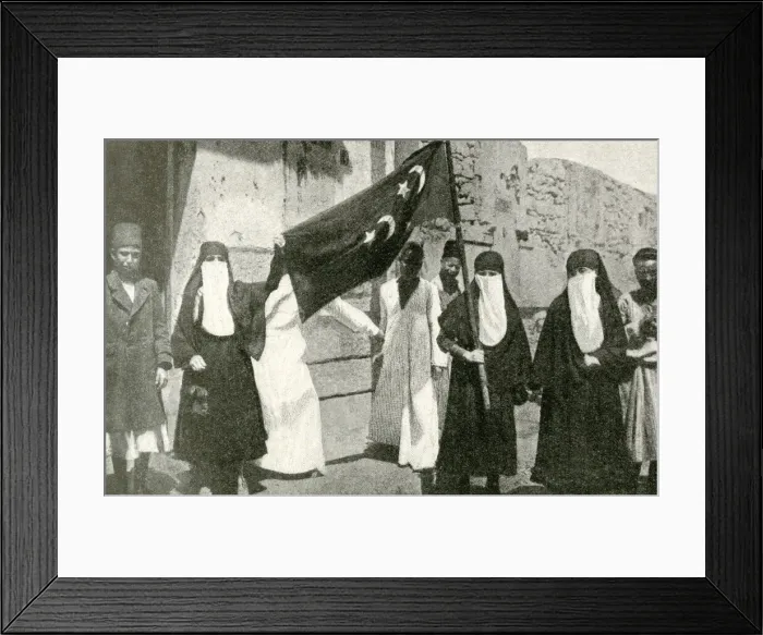Framed Print : Women members of a Feminist Party, Cairo, Egypt Framed Print : Women members of a Feminist Party, Cairo, Egypt