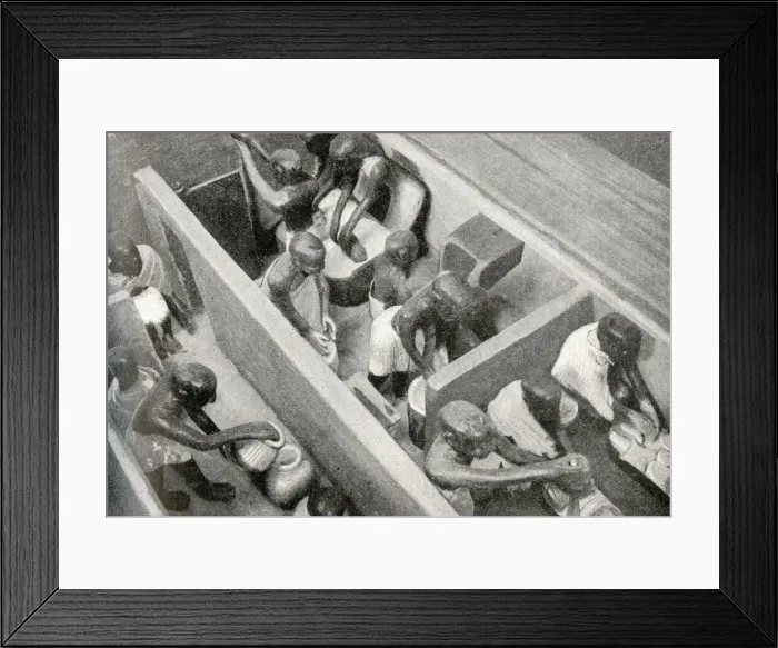 Framed Print : Miniature bakery and brewery found during excavation, Egypt Framed Print : Miniature bakery and brewery found during excavation, Egypt