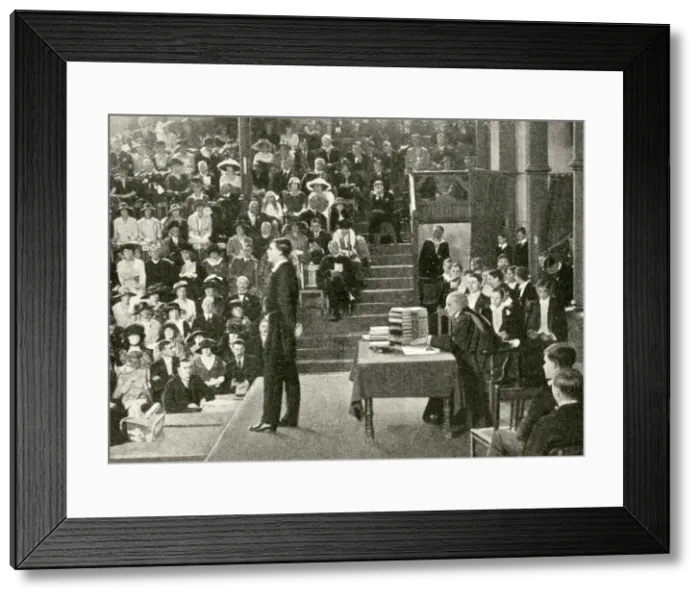 Framed Print : Speech day at a typical English public school Framed Print : Speech day at a typical English public school