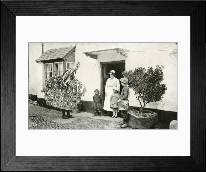 Framed Print : Hobby Horse in May Day celebrations, Minehead, Somerset Framed Print : Hobby Horse in May Day celebrations, Minehead, Somerset