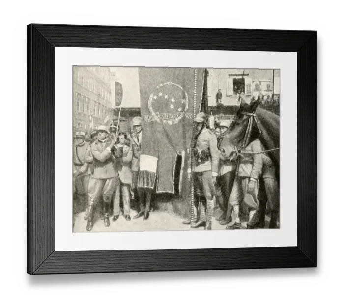 Framed Print : Soldiers of D Annunzio, Fiume, Free State of Fiume Framed Print : Soldiers of D Annunzio, Fiume, Free State of Fiume