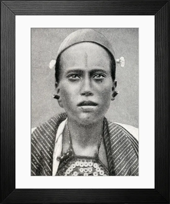 Framed Print : Young man of the Atayal tribe, Formosa (Taiwan) Framed Print : Young man of the Atayal tribe, Formosa (Taiwan)