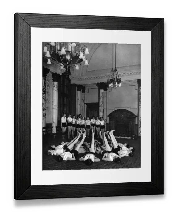 Framed Print : League of Health & Beauty class at Ministry of Health Framed Print : League of Health & Beauty class at Ministry of Health