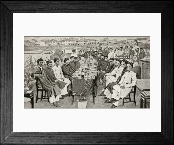 Framed Print : Students at College of Interpreters, Hanoi, Tonkin (Vietnam) Framed Print : Students at College of Interpreters, Hanoi, Tonkin (Vietnam)